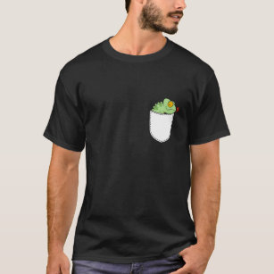 Camiseta Chameleon en lagarto de bolsillo de pecho durmiend