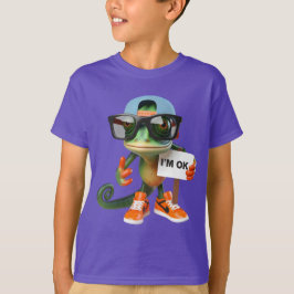 Camiseta Chameleon en las zapatillas de Naranja