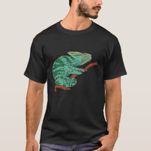 Camiseta Chameleon En Rama Lizard Lizards Chameleons 1