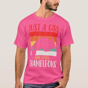 Camiseta Chameleon Es Sólo Un Chica Que Ama A Los Chameleon
