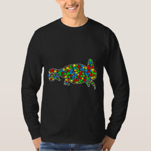Camiseta Chameleon Funny Puzzle Animals Autism Awareness