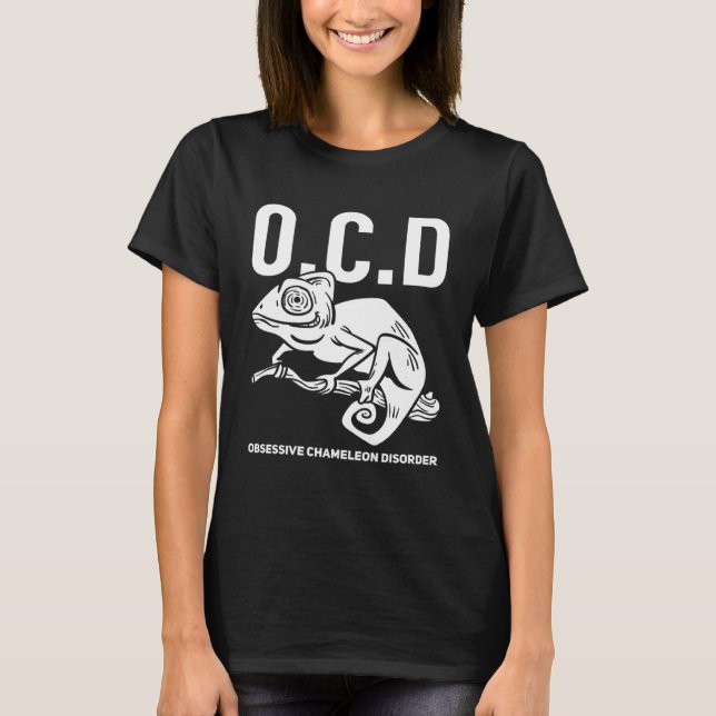 Camiseta Chameleon Green Lizard Reptile (Anverso)