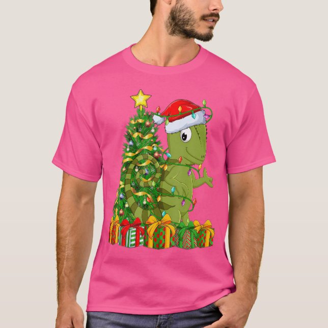 Camiseta Chameleon Lighting Xmas Tree Mateo Ch (Anverso)