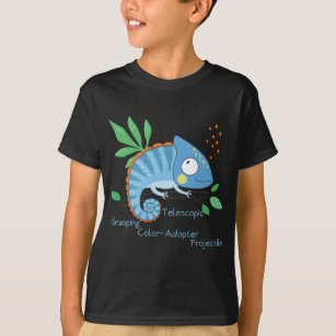 Camiseta Chameleon - Lizard de color - Educar