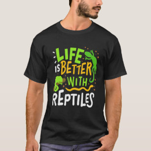 Camiseta Chameleon Lizard Iguana Reptiles Terrarium