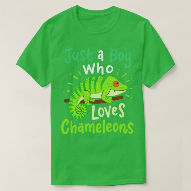 Camiseta Chameleon Lizard Reptile Chameleon Lover (Diseño del anverso)