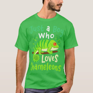 Camiseta Chameleon Lizard Reptile Chameleon Lover