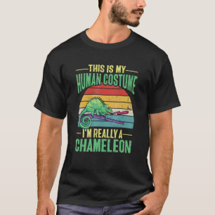Camiseta Chameleon Lizard Reptile Herpetologist