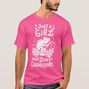 Camiseta Chameleon Lizard Reptile Mascota Funny