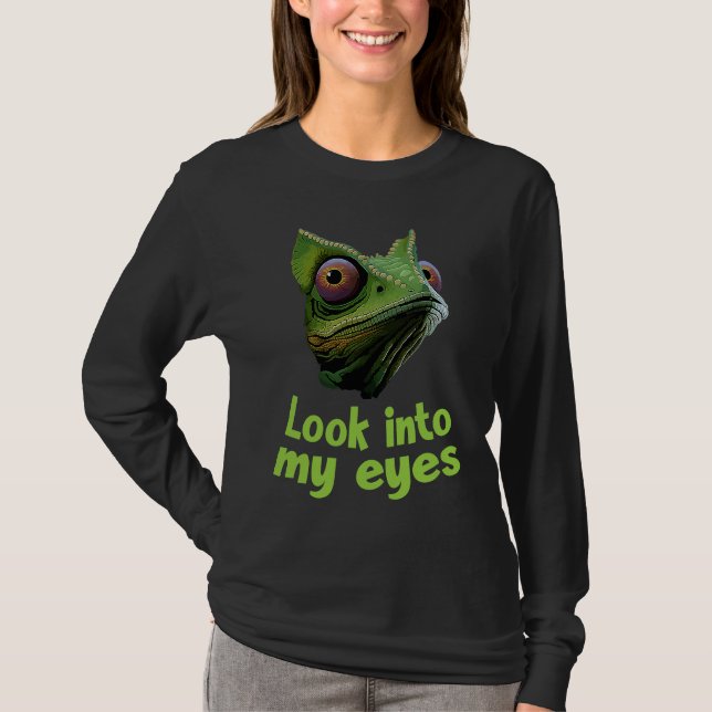 Camiseta Chameleon  Look Itno My Eyes Chamaeleonidae  3 (Anverso)