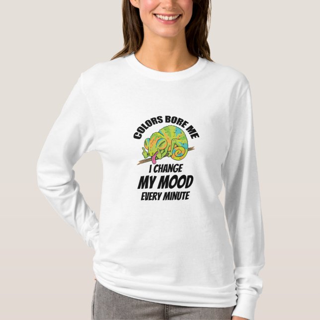 Camiseta Chameleon - Los Colores Son Aburridos (Anverso)