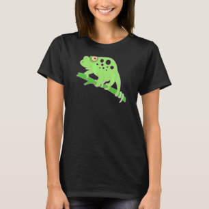 Camiseta Chameleon Motif Animal exótico
