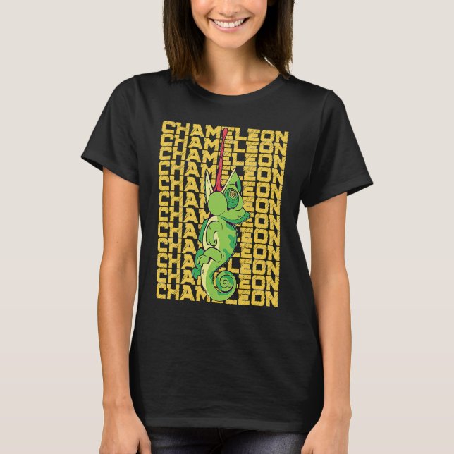 Camiseta Chameleon Reptile  Chameleon (Anverso)