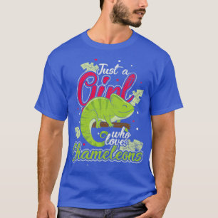 Camiseta Chameleon Reptile Chica Retro Chameleons
