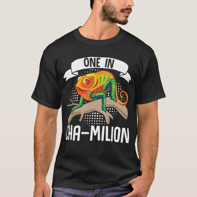 Camiseta Chameleon Uno En Los Reptiles De Chamillion (Anverso)