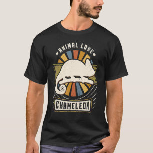 Camiseta Chameleon Vintage Classic Retro Animal