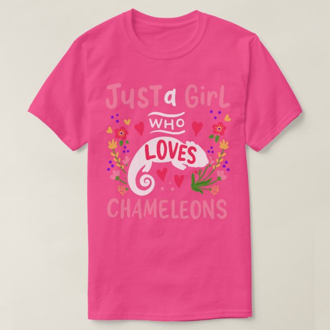Camiseta Chameleons Lizard Chameleon Lover (Diseño del anverso)