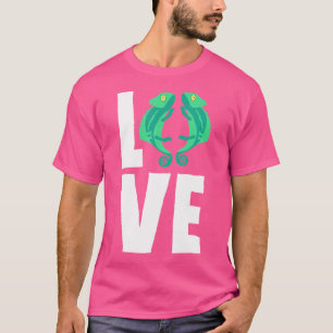 Camiseta Chameleons Love Reptiles Lizard Geckos Chameleon