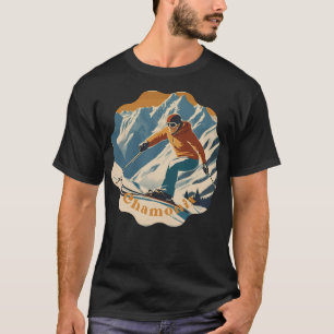 Camiseta Chamonix Mont Blanc Francia - Viajes de época