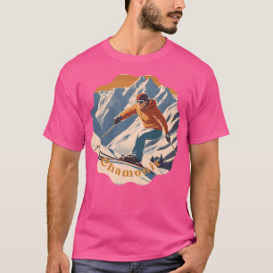 Camiseta Chamonix Mont Blanc Francia - Viajes de época