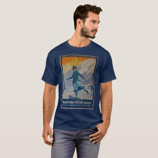 Camiseta Chamonix Mont Blanc París del vintage
