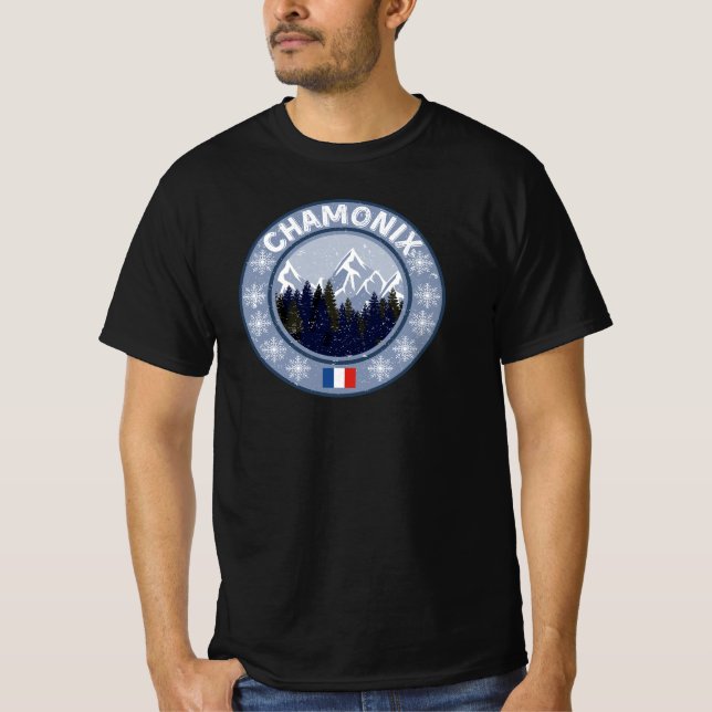 Camiseta Chamonix Station de Ski (Anverso)