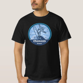 Camiseta Chamonix Station de ski - Snowboard