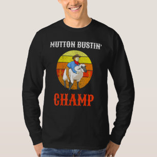 Camiseta Champ Buster Oveja Montando Caramelos