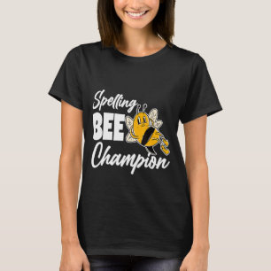 Camiseta Champ de abeja ortográfica