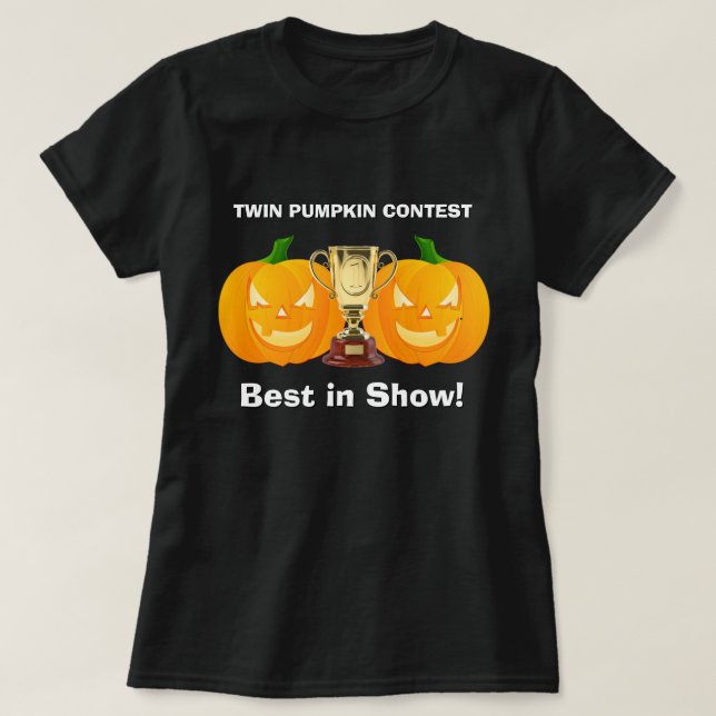 Camiseta CHAMP DE CONCURSO DE BOMBA DE novedad DE HALLOWEB (Diseño del anverso)