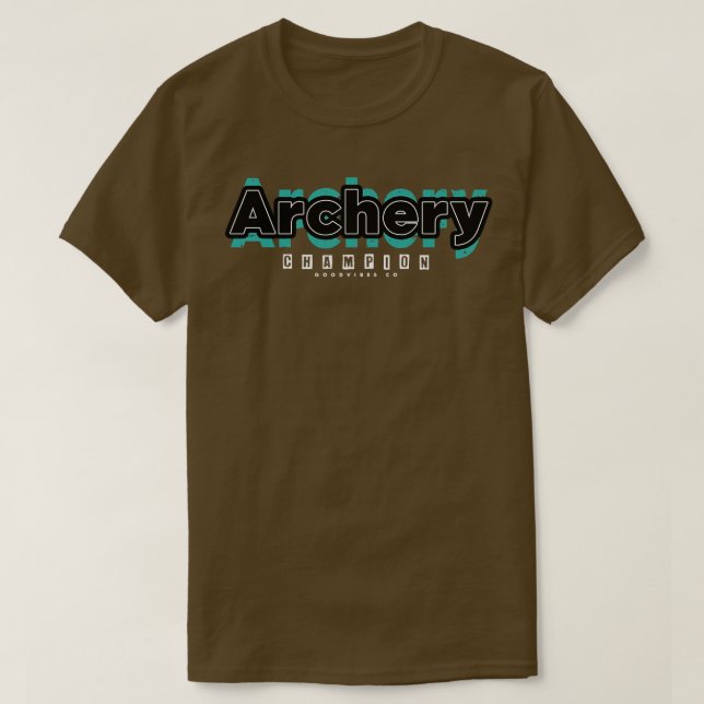 Camiseta Champ de tiro con arco (Diseño del anverso)