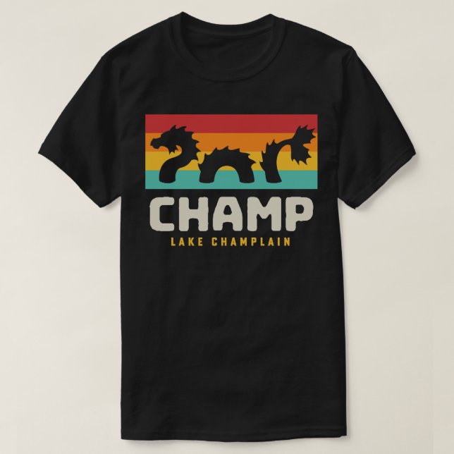 Camiseta Champ Lake Champlain Monster American Folklore (Diseño del anverso)