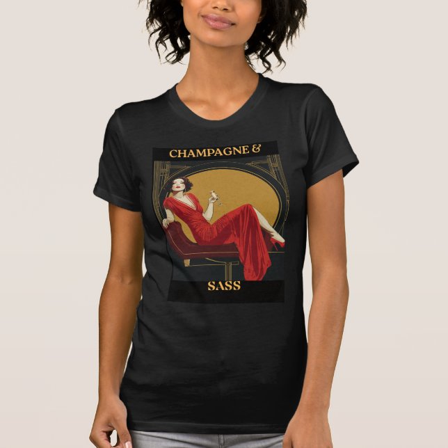Camiseta Champagne Y Sass T Shirt (Anverso)