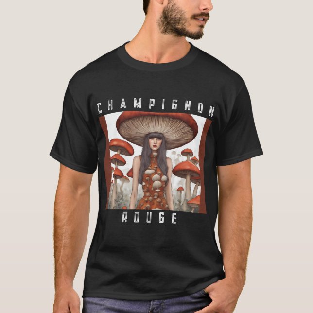 Camiseta Champignon Rouge (Anverso)