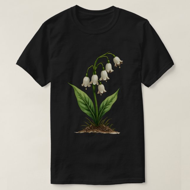 Camiseta Champiñones en forma de campana (Diseño del anverso)