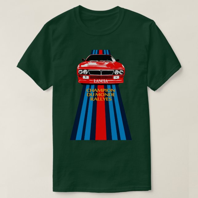 Camiseta champion du monde rallye (Diseño del anverso)