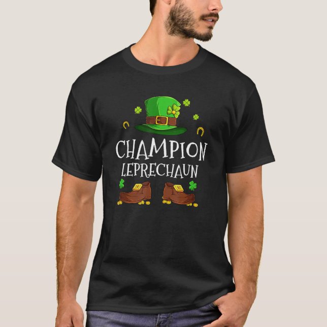 Camiseta Champion Leprechaun Matching Family Group St Patri (Anverso)
