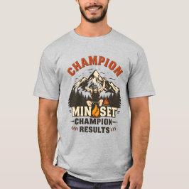 Camiseta Champion Mindset, Champion Results, etiqueta de gi
