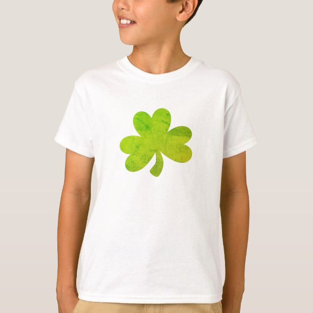 Camiseta Chamrock Irish Painting Silhouette Kids (Anverso)