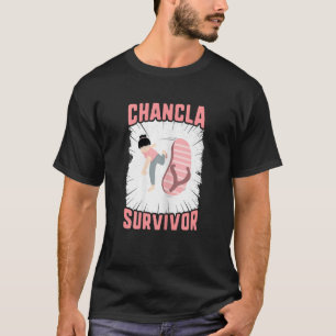 Camiseta Chancla Superviviente Mamá Sarcástica Sandal Flip