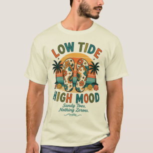 Camiseta Chanclas de verano tropical playas