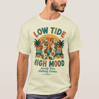 Camiseta Chanclas de verano tropical playas