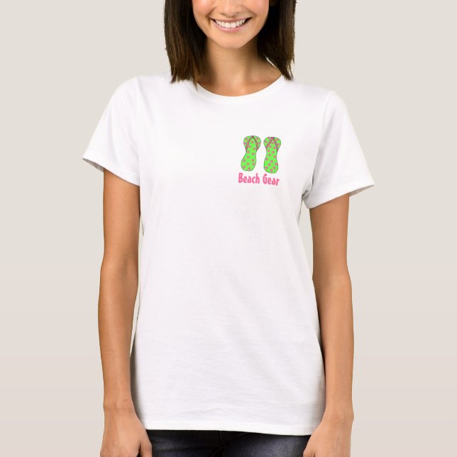 Camiseta Chancletas alegres (Anverso)