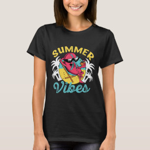 Camiseta Chancletas de vacaciones de verano en la playa