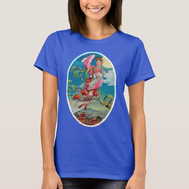 Camiseta Chang'e volando a la luna (Anverso)