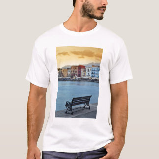 Camiseta Chania al anochecer, Chania, Creta, Grecia