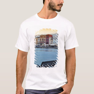 Camiseta Chania al anochecer, Chania, Creta, Grecia
