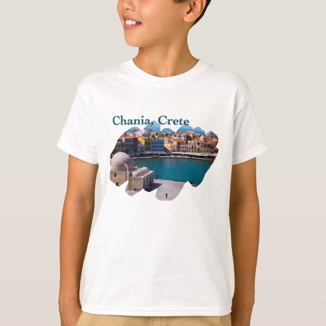 Camiseta Chania, Creta: Puerto veneciano (Anverso)
