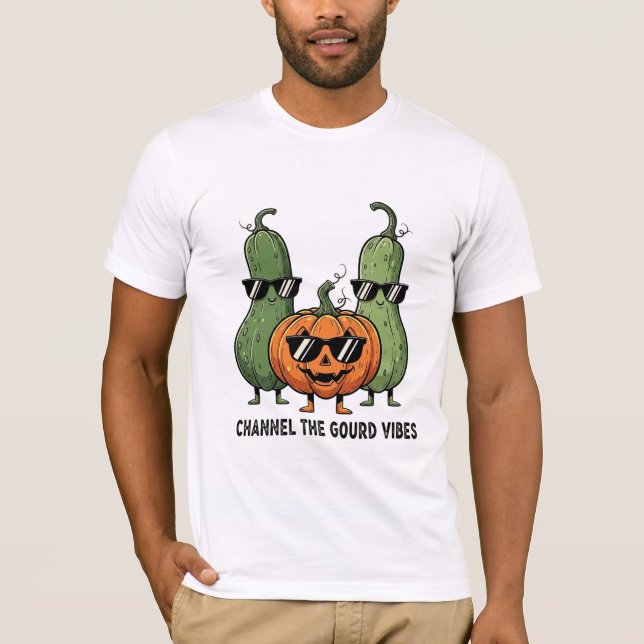 Camiseta Channel The Gourd Vibes Funny Pumpkin Squad (Anverso)