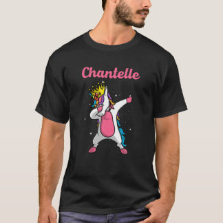 Camiseta CHANTELLE Nombre Personalizado Cumpleaños Dabbing 